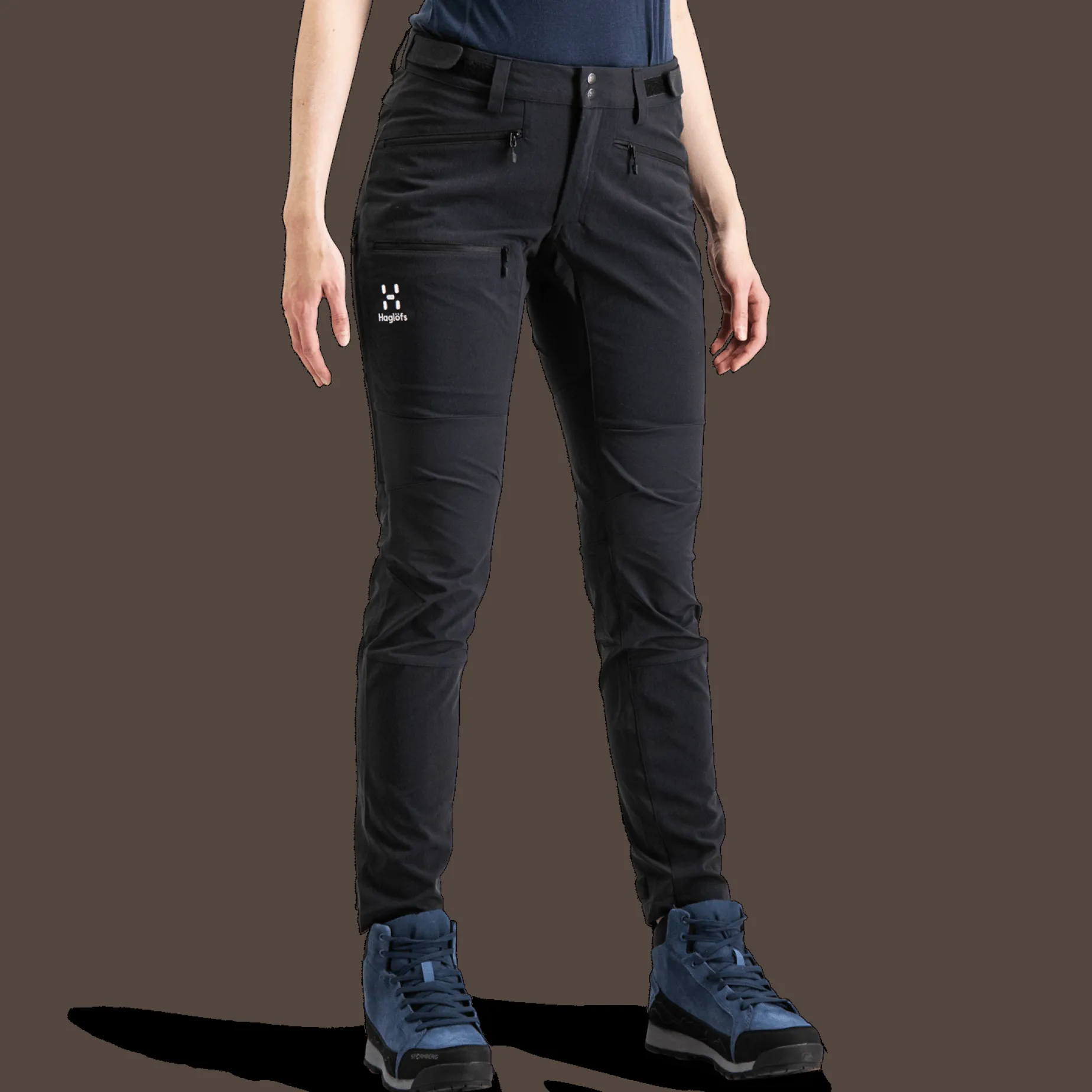 Zircon Slim Pant, Softshellbyxor, Vandringsbyxor, Dam