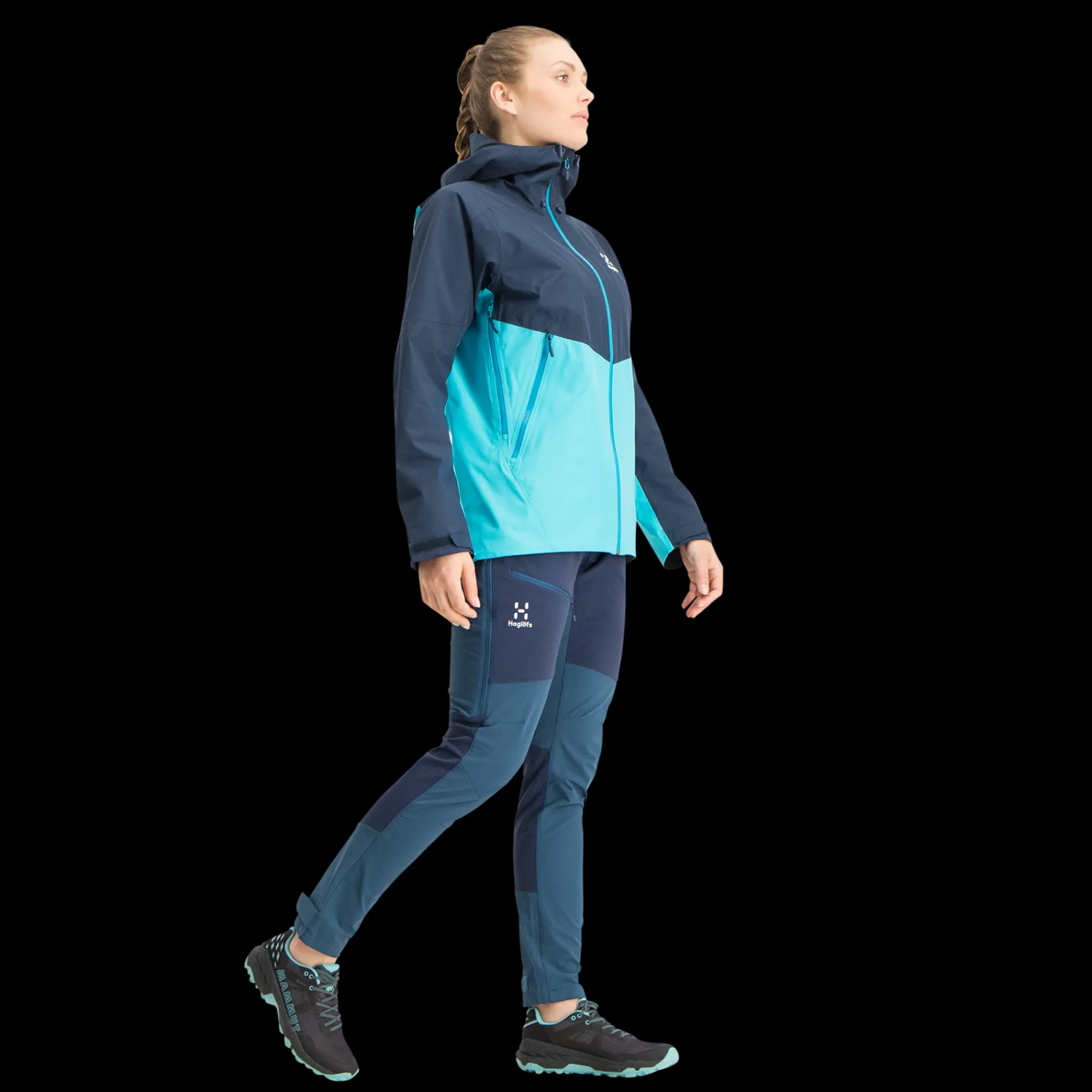 Zircon Slim Pant W, Vandringsbyxor Dam